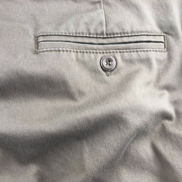 Lee Women's Flex Motion Straight Leg Mid Rise Pants 12P Petite Khaki Beige - Picture 11 of 13